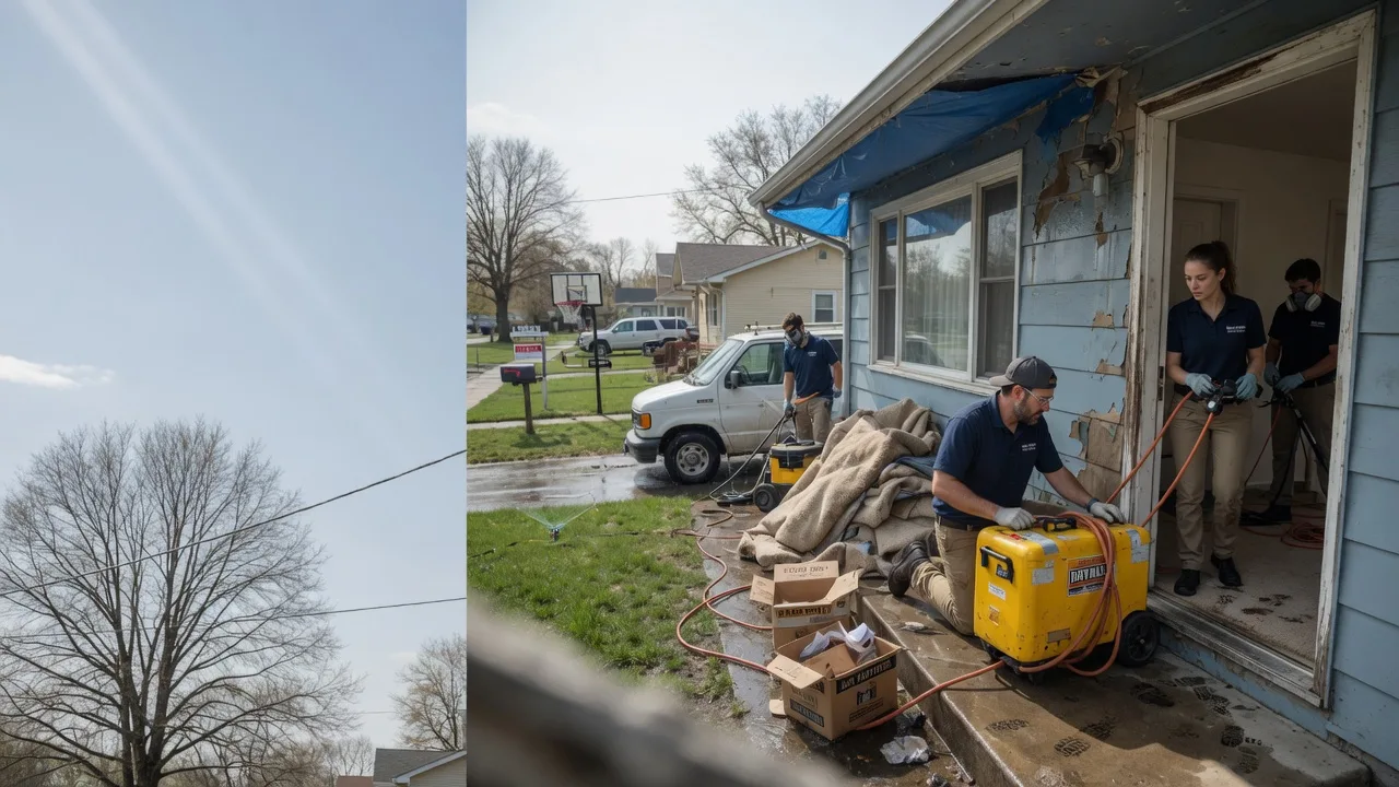 Basement Flood Cleanup in Homeworth, OH near me